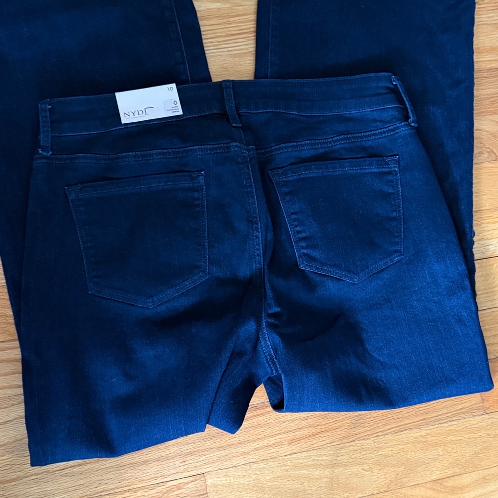 NYDJ wide leg blue jeans 10/32”inseam P01 - Picture 6 of 6